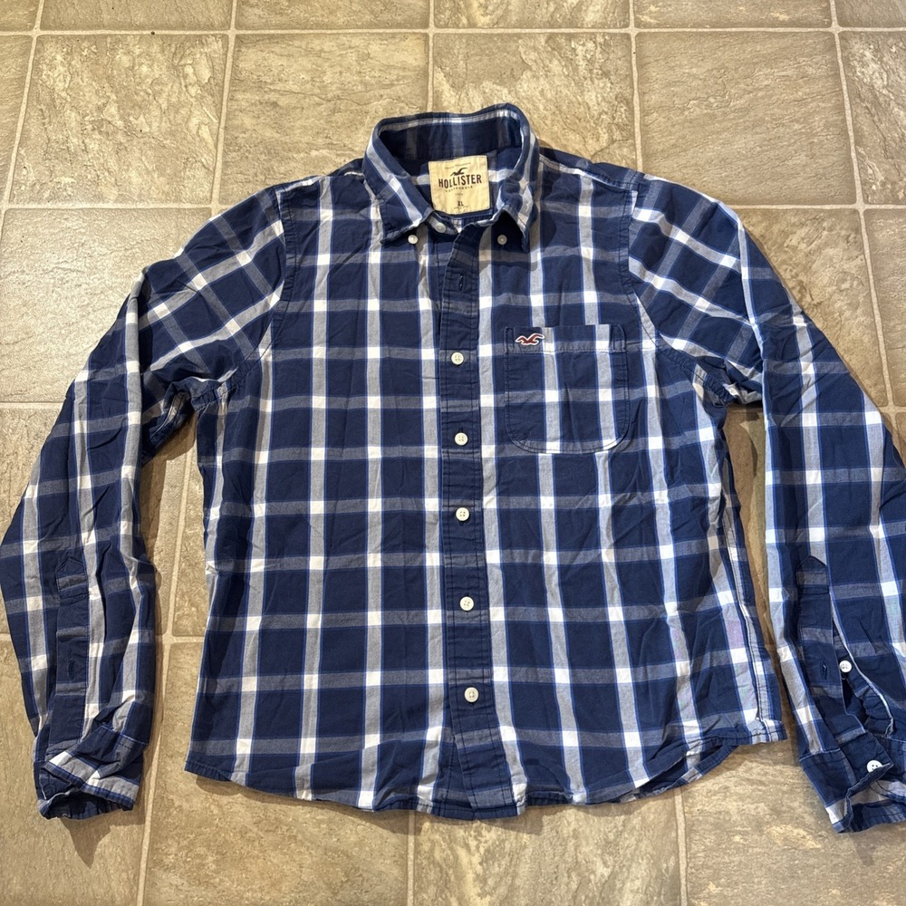 Hollister Long Sleeve Plaid Size XL